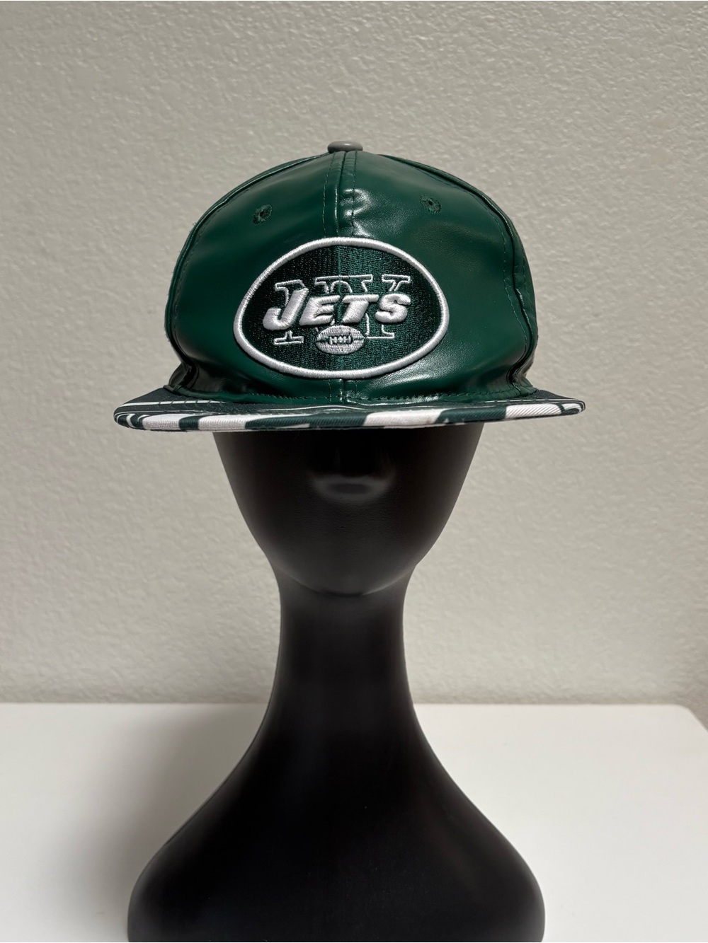 New Era Black and Dark Green 9FIFTY Snapback Hat Interior